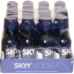 Vodka Skyy clear 40% 50ml x12 miniatur