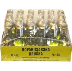 Hruška Kopaničiarska 40% 40ml x24 miniatur