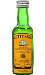 Whisky Cutty Sark 40% 50ml miniatura etik2
