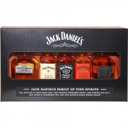 Whisky Jack Daniels Sada Family 50ml x5 miniatur