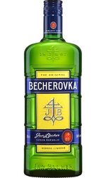 Becherovka 38% 0,7l Jan Becher etik2