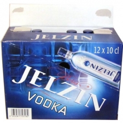 Vodka Boris Jelzin Clear 37,5% 100ml x12 miniatura
