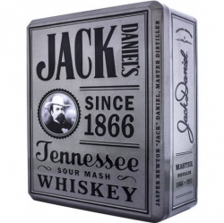 Whisky Jack Daniels 40% 0,7l +2x sklo plech kazeta