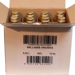 Hruška Williams 40% 50ml x12 R.J miniatur