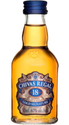 Whisky Chivas Regal 18y 40% 50ml miniatura etik2