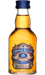 Whisky Chivas Regal 18y 40% 50ml miniatura etik2