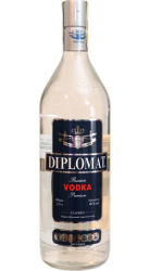 Vodka Diplomat classic 40% 1l Russian Premium