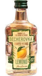 Becherovka Lemond 20% 50ml miniatura etik3