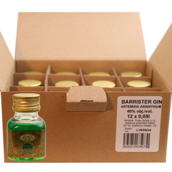 Gin Absinthium Barrister 40% 50ml x12 miniatur