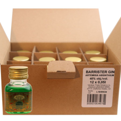 Gin Absinthium Barrister 40% 50ml x12 miniatur