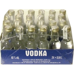 Vodka Clear Nicolaus 40% 40ml x24 miniatur
