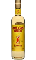 Mezcal Gusano Rojo 38% 0,7l s červem etik3