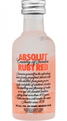 Vodka Absolut Ruby Red 40% 50ml miniatura etik2