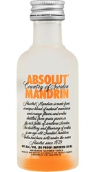 Vodka Absolut Mandrin 40% 50ml miniatura
