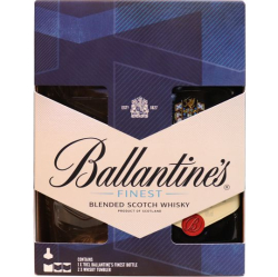 Whisky Ballantines Finest 40% 0,7l 2x sklenička