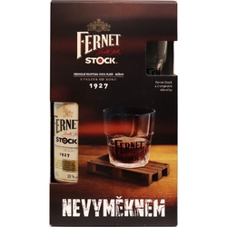 Fernet Stock 38% 0,5l 2x sklenička originál