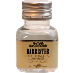 Gin Old Tom Barrister 40% 50ml miniatura etik2