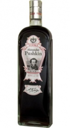 Vodka Alexander Pushkin Black 40% 1l Fruko Schulz