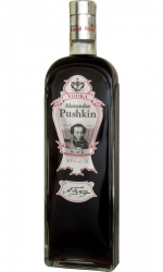 Vodka Alexander Pushkin Black 40% 1l Fruko Schulz