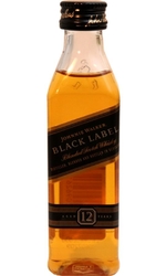 Whisky Johnie Walker Black 12y 40% 50ml mini etik3