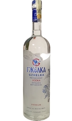 Vodka Gzhelka Premium 40% 1l