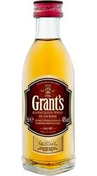 Whisky Grants 40% 50ml miniatura etik5
