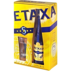 Metaxa 5* 38% 0,7l 2x sklenička