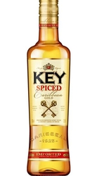 Rum KEY Rum Spiced Gold 35% 0,5l etik2