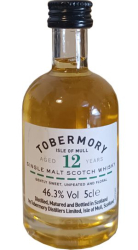 Whisky Tobermory 12y 46,3% 50ml miniatura