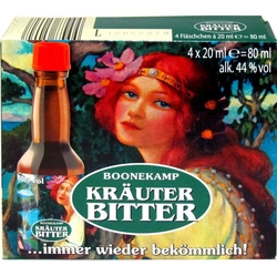 Boonekamp Krauter Bitter 44% 20ml x4 Rola GmbH