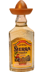 Tequila Sierra gold 38% 40ml miniatura etik4