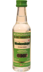 vodka Moskovskaya 40% 40ml miniatura etik2