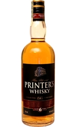 Whisky Printers 40% 0,7l 6-years Stock etik2