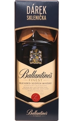 Whisky Ballantines Finest 40% 0,7l Sklenička etik2