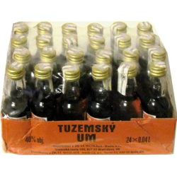 Rum Tuzemský Nicolaus 40% 40ml x24 miniatur etik6