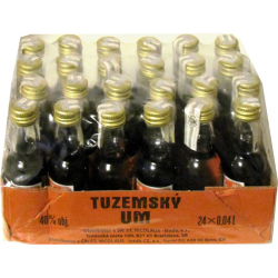 Rum Tuzemský Nicolaus 40% 40ml x24 miniatur etik6