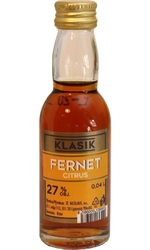 Fernet Nicolaus Citrus 27% 40ml miniatura etik3