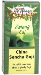 čaj zelený China Sencha Goji 100g Popov