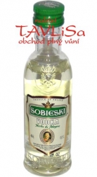 vodka Herbe de Pologne 40% 50ml Sobieski miniatura