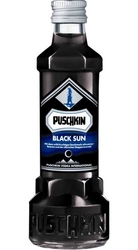 likér Puschkin Black Sun 16,6% 40ml miniatura eti2