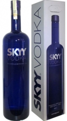 Vodka Skyy clear 40% 3l Velká Láhev America