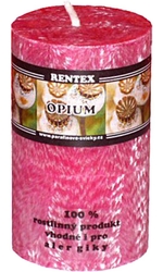 svíčka válec Opium palmová 140g Rentex