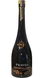 Vodka Pravda Espresso 37,5% 0,7l