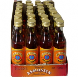 Rum Asmussen 40% 40ml x24 Nordhausen miniatura