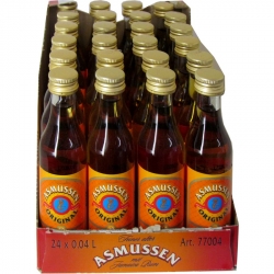Rum Asmussen 40% 40ml x24 Nordhausen miniatura