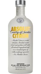 Vodka Absolut Citron 40% 0,75l