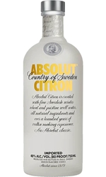 vodka Absolut Citron 40% 0,75l