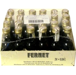 Fernet Nicolaus 40% 40ml x24 miniatur etik3