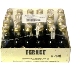 Fernet Nicolaus 40% 40ml x24 miniatur etik3