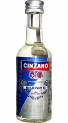 vermut Cinzano Bianco 15% 50ml miniatura etik2